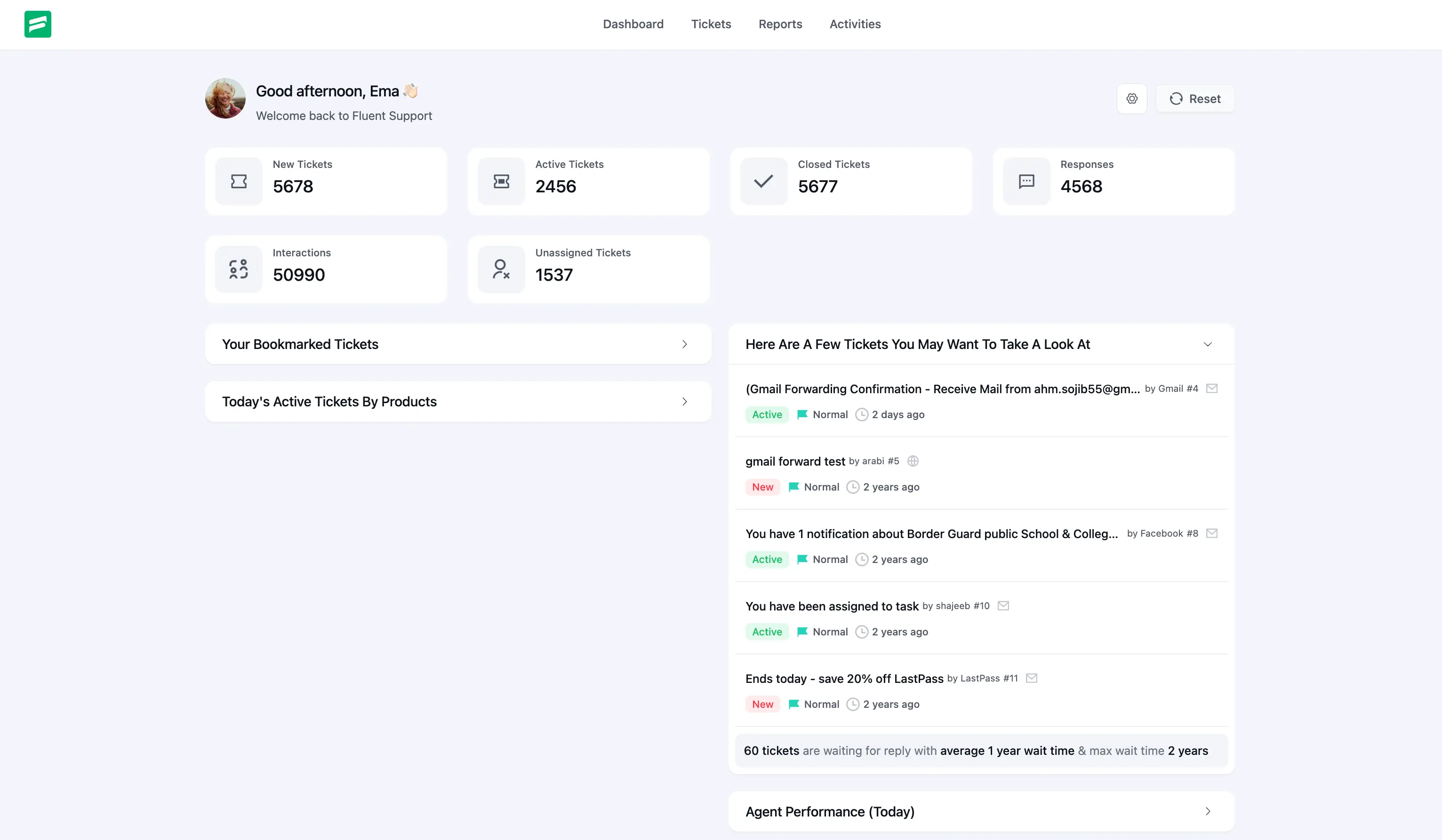 Preview of Front End Agent Portal