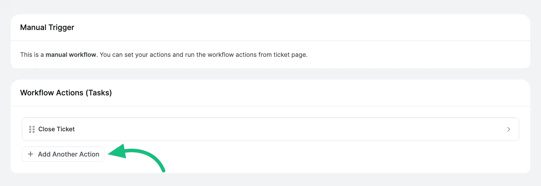 Add multiple action as per your need