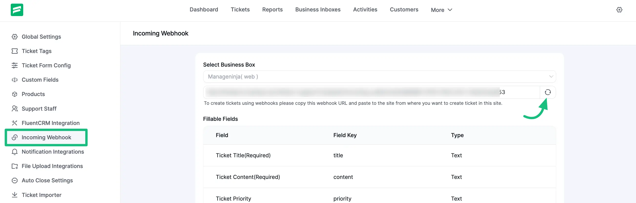 Regenerate The Webhook Link