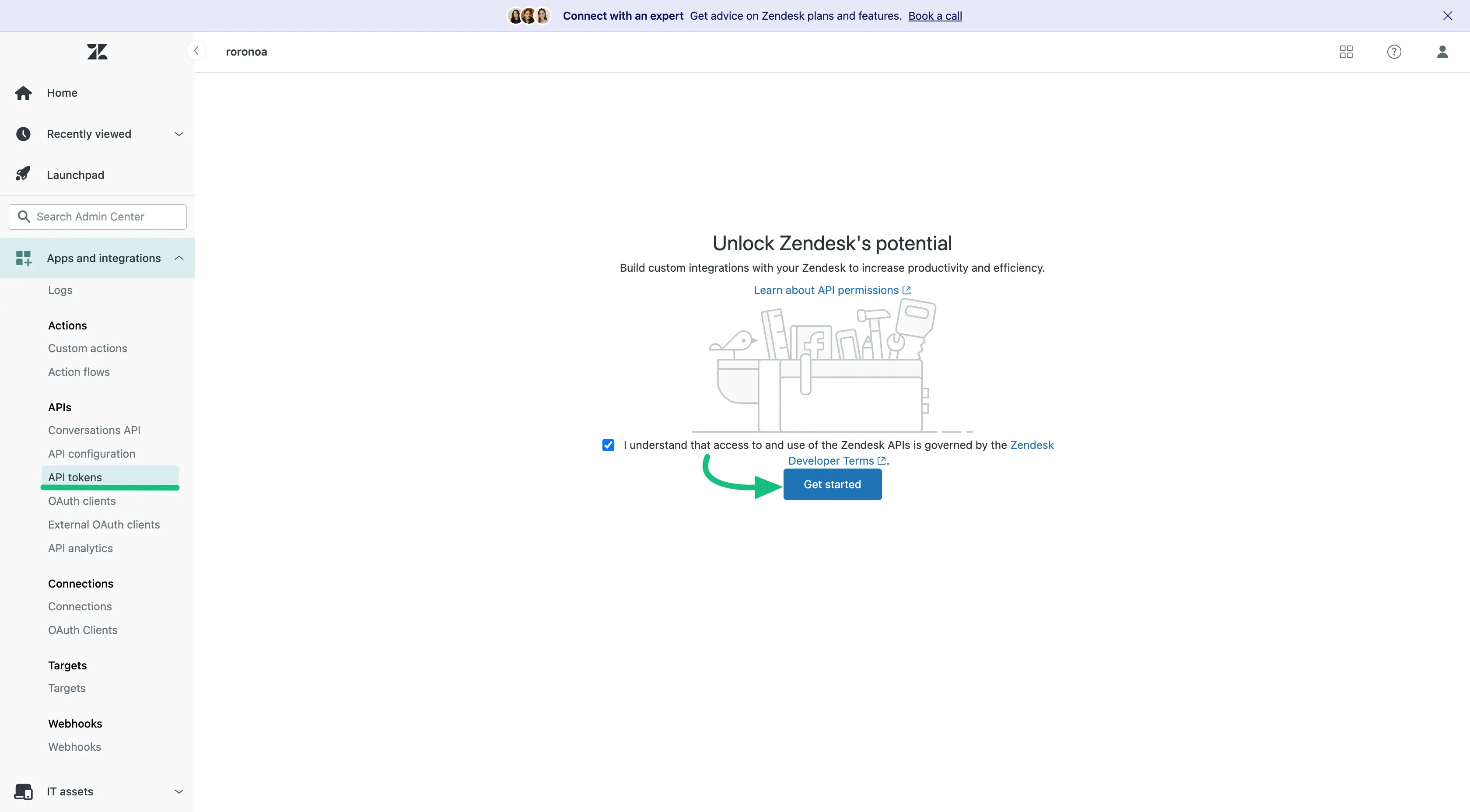 Zendesk Settings Icon