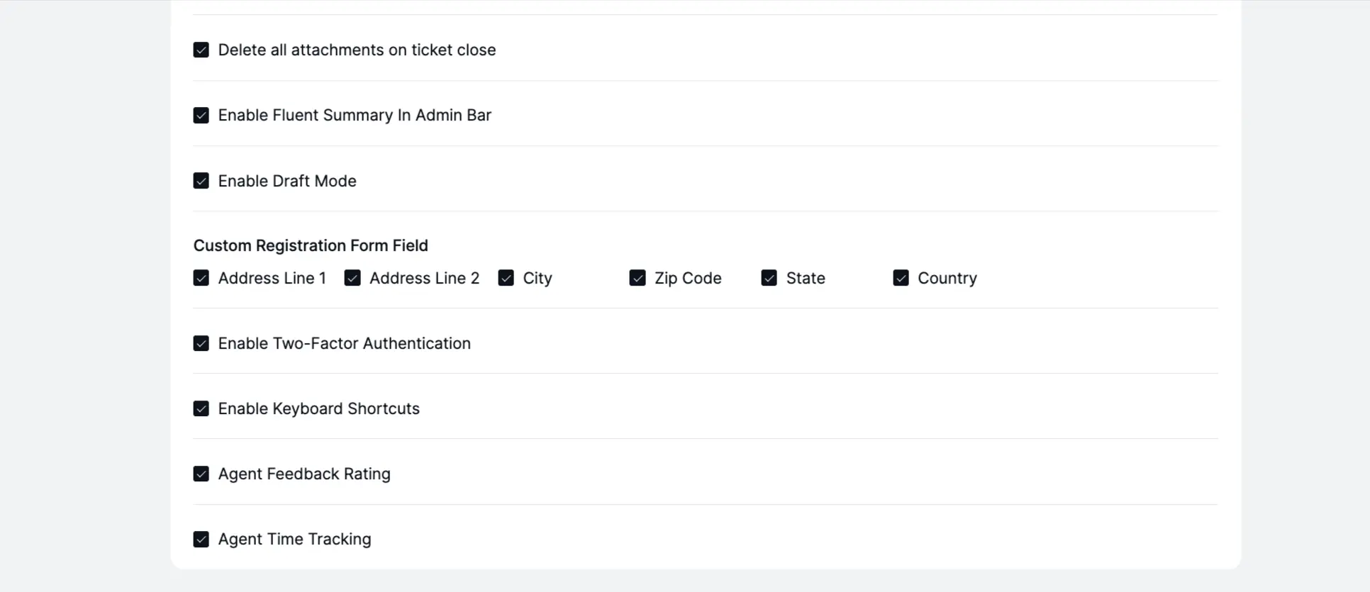 Agent Time Tracking option
